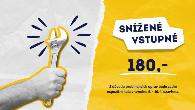 Während laufender Reparaturarbeiten – ermäßigter Eintritt
