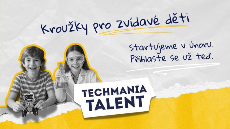 Přihlášky do kroužků Techmania Talent