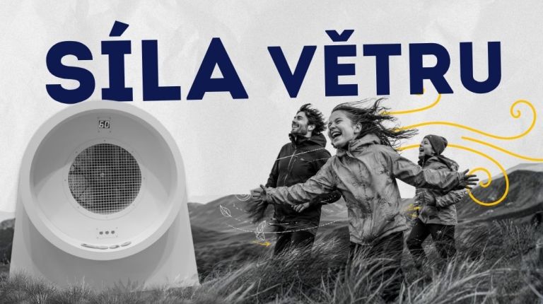 Vyzkoušejte si sílu větru na vlastní kůži